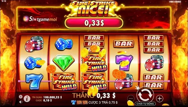 Giao diện game slot đẹp mắt